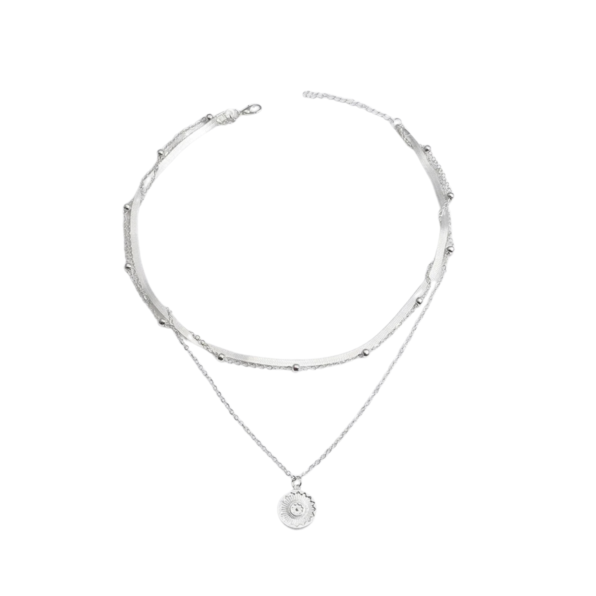 Colar Triplo Luxy com Zircônia