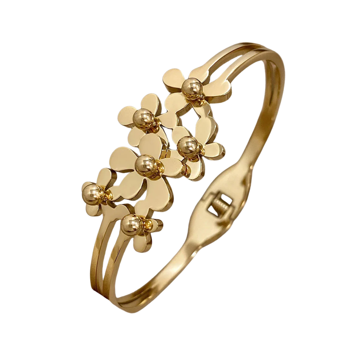 Pulseira Flores de Ouro