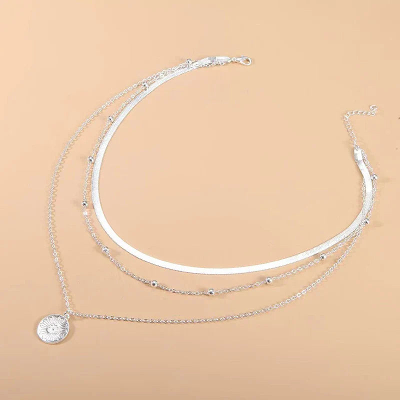 Colar Triplo Luxy com Zircônia