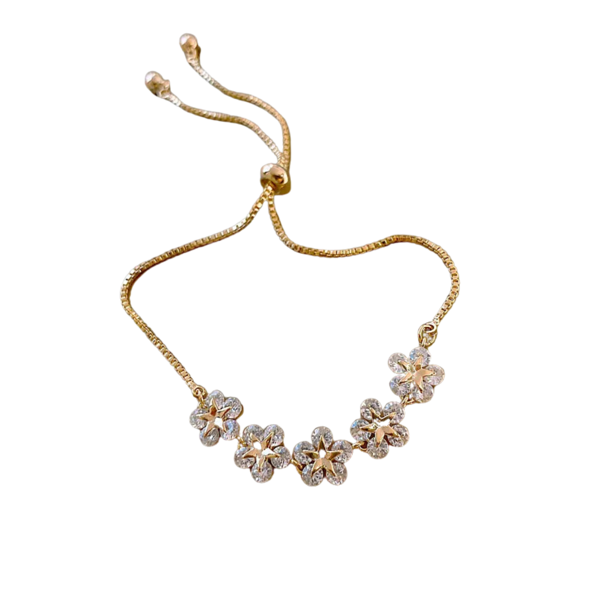 Pulseira Estrelas Ouro 18K