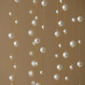 Colar Duplo Pérolas Glamorosas